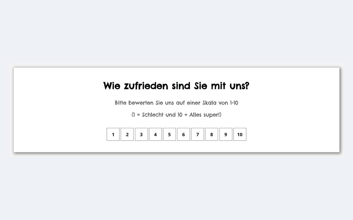 Vorschau: Rating-Feedback von Kunden