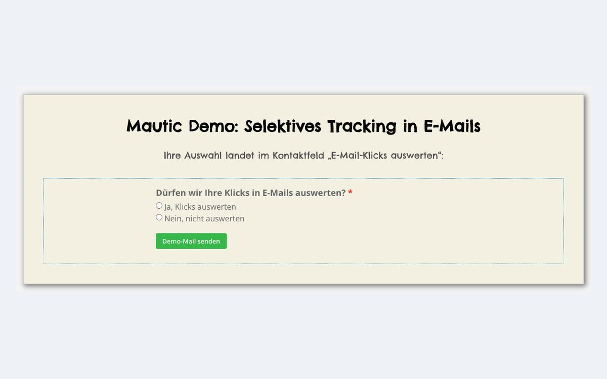 Vorschau: Selektives Tracking